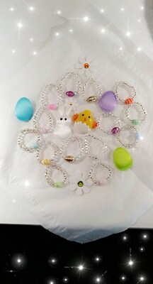 Childrens Easter Ring n Bracelet set - image2